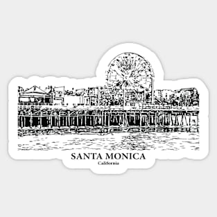 Santa Monica - California Sticker